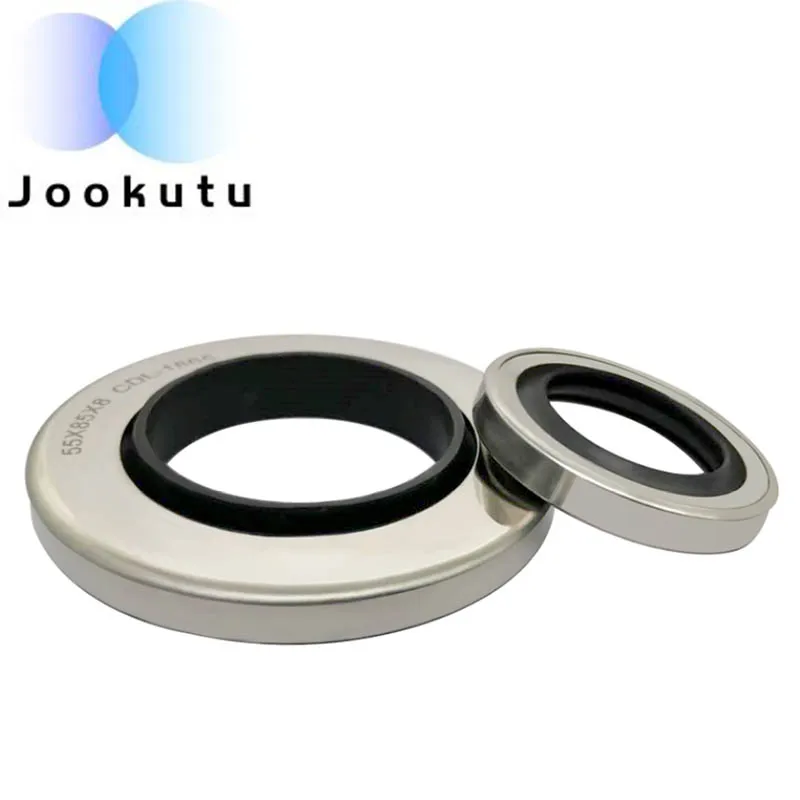 2pcs/lot Stainless Steel PTFE Oil Seal Outer Diameter 90/92mm 60x90x8 60x90x10 60x90x12 65x90x10 65x90x12 68x90x10 68x90x12