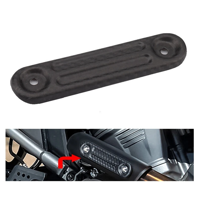 

Для Pan America 1250 S RA1250S PA1250 2021 2022 щит из углеродного волокна для выхлопных газов мотоцикла вставка крышка аксессуары