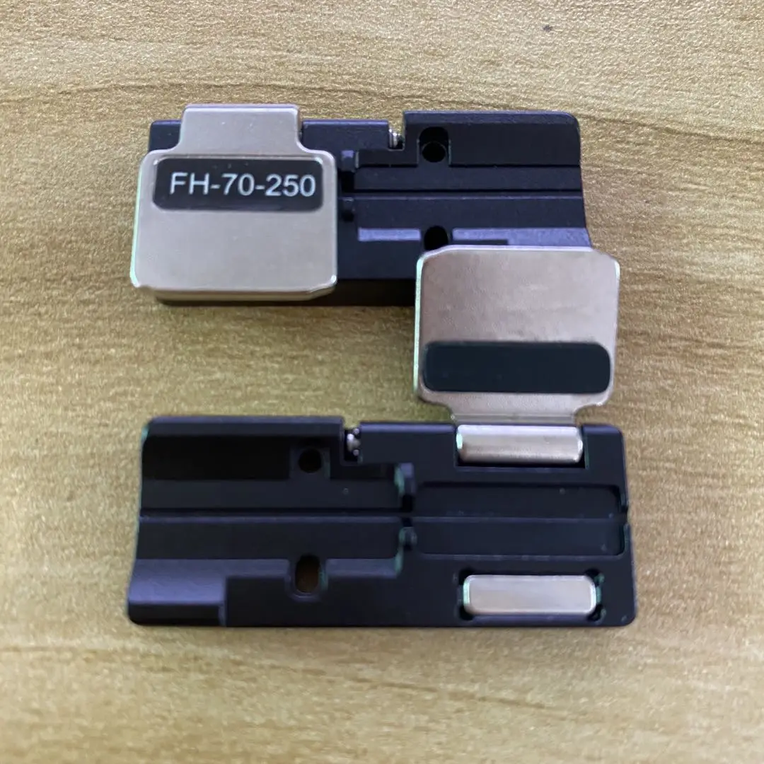 1 Pair FH-70-250 Optic Fiber Fusion Splicers Single Core Bare Fiber Clamps Fiber Holder FSM-70R/70R+/19R+/12R/19S/80S/80S+/70S