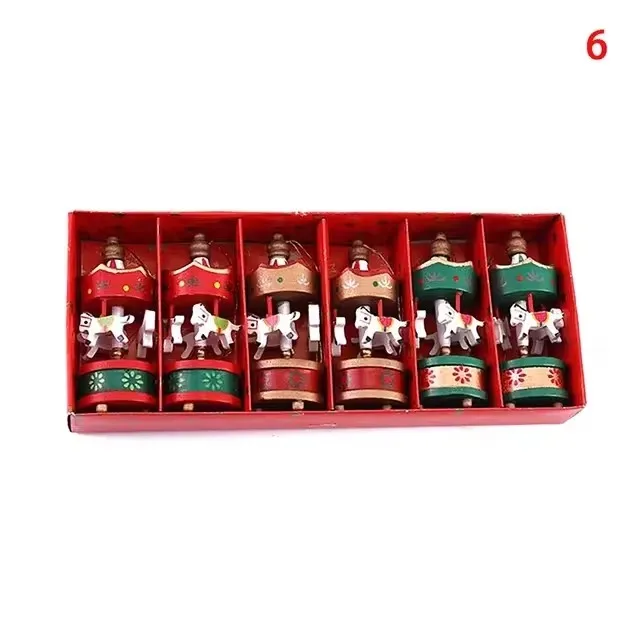 

Деревянная карусельная лошадка для елки