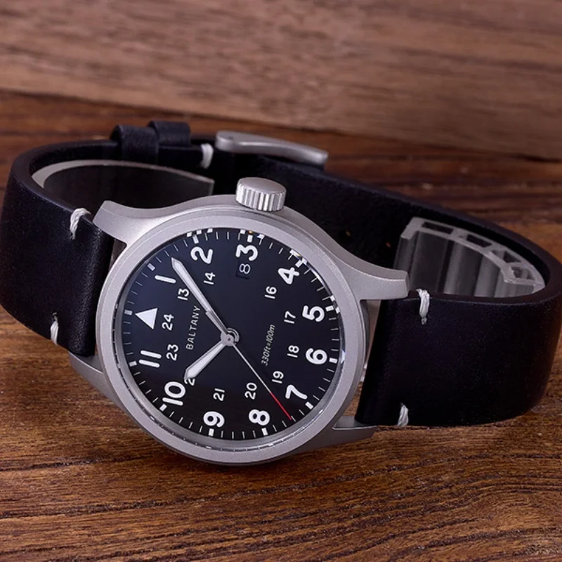 Baltany кварцевые полевые часы S2082 715Li механизм 10-летняя батарея сапфировые