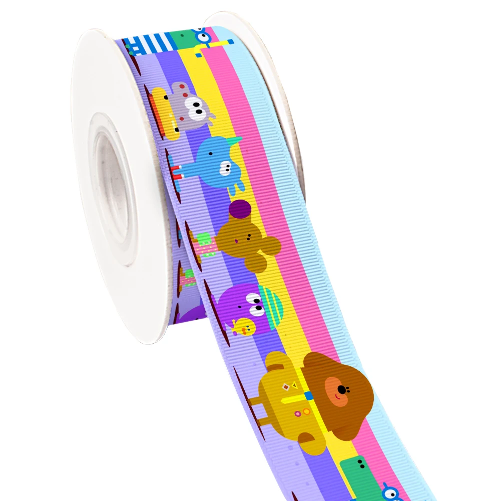 10 м в рулоне большая дружественная и добрая собака атласная лента бант для волос