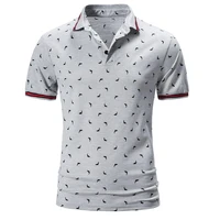 2022 brand aemape brand polo shirt men cotton fashion animal dots printing camisa polo summer short sleeve casual shirts s 2xl