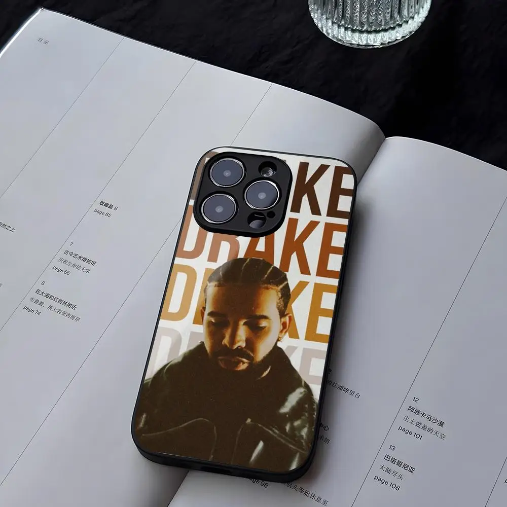 Фото Чехол для телефона Drake O-OvO OWL Singer из закаленного стекла для IPhone 13 14, 12, 16, 15, 11 Pro XS Max Plus Mini X XR SE2020 Coque №1