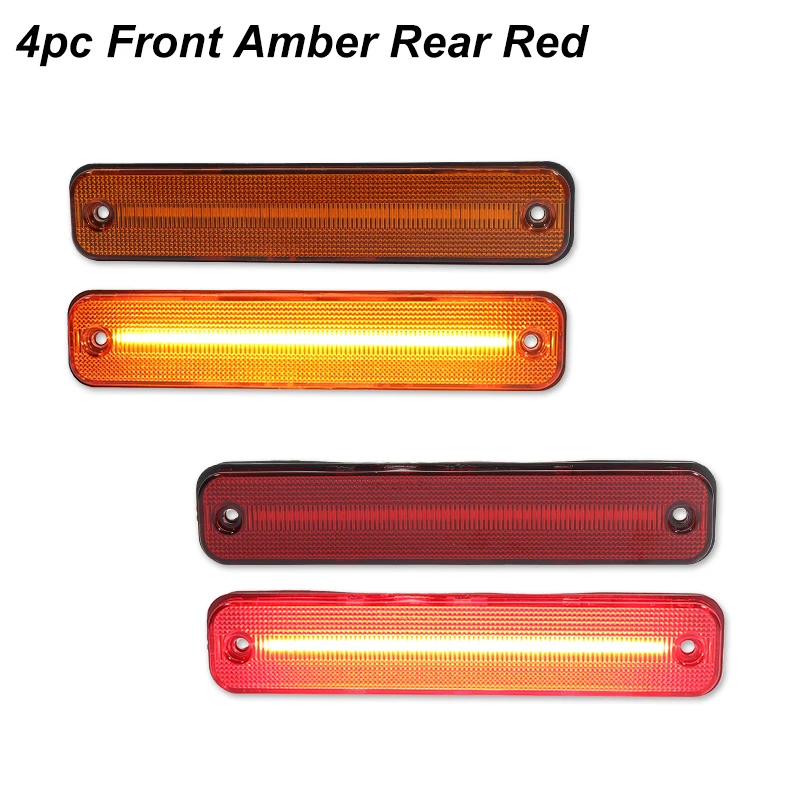 

Для боковых габаритных фонарей Hummer H2, задний фонарь для задней парковки, замените OEM Sidemarker Lights 2003-2009 12V