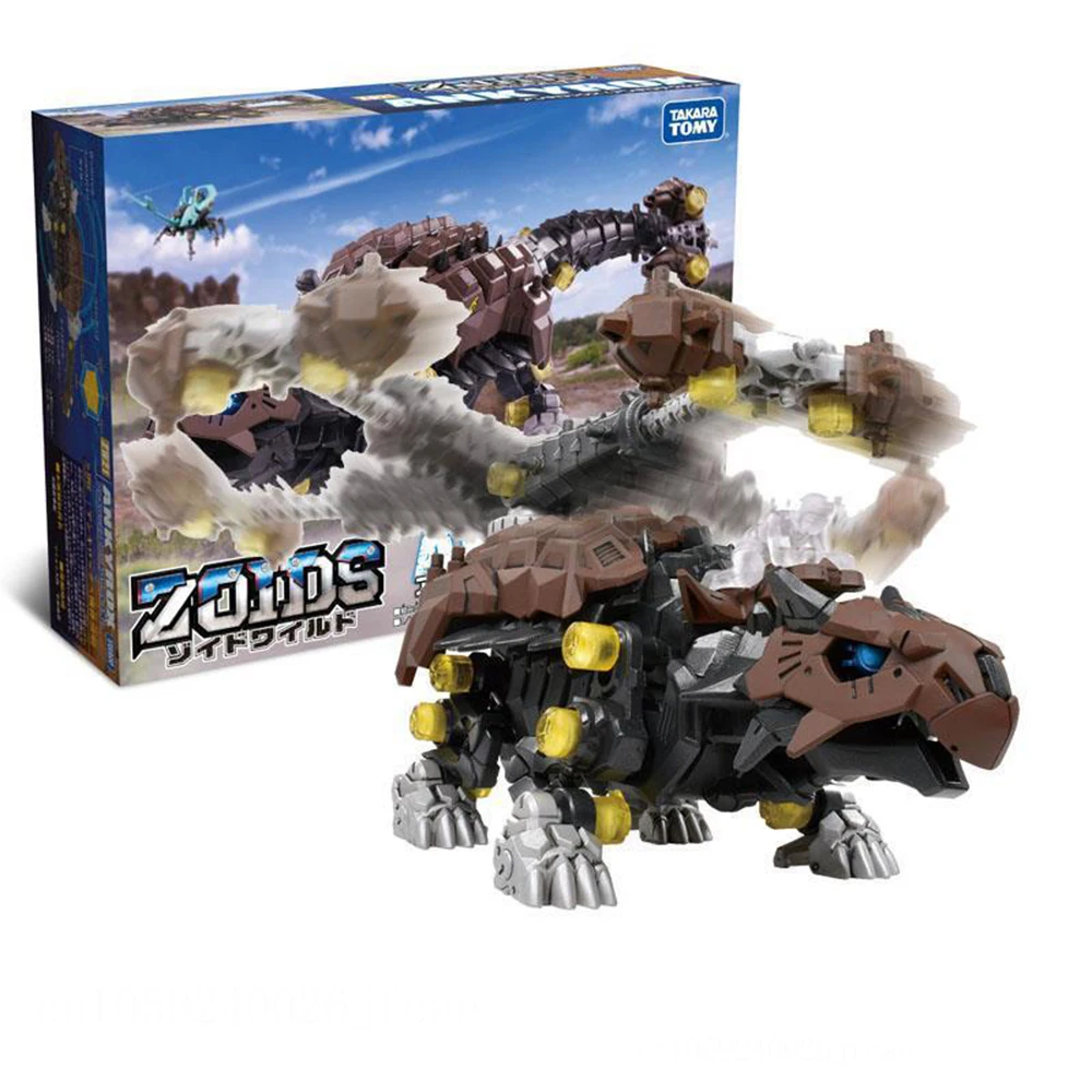 TAKARA TOMY Zoids Wild ZW-21 Ankylosaurus Original Assemble Model Action Figure Model Collection Doll Toys