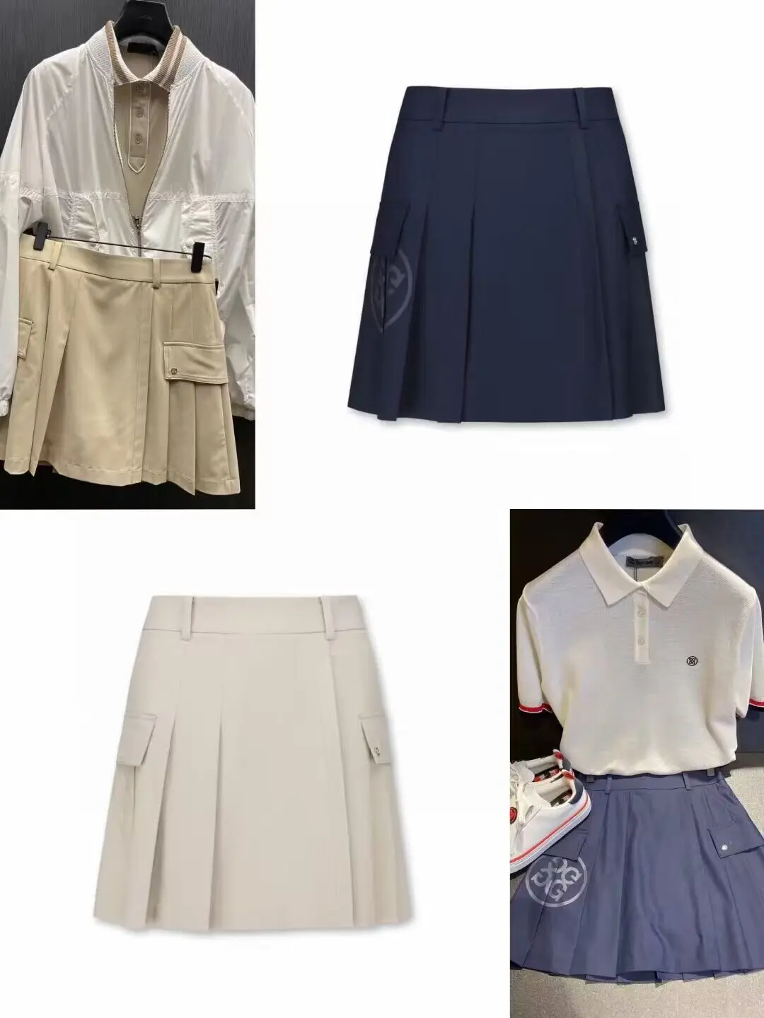 

Foreign trade export GOLF clothing women's pleated skirt fashion age slimming golf anti-slip short culottes