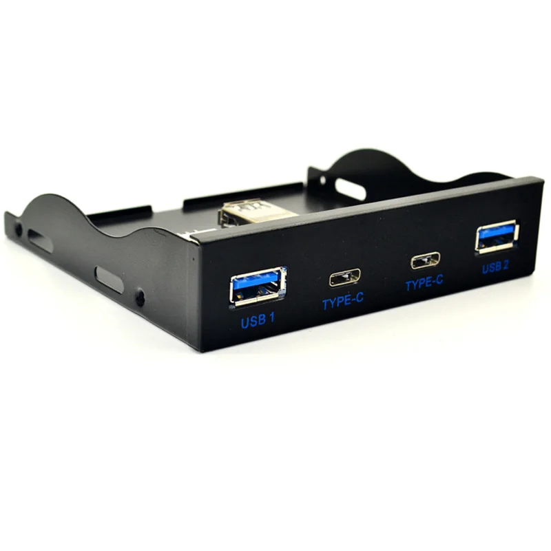 Usb-хаб USB C Hub 3 5 дюйма передняя панель 2 порта 0 + Тип 20-контактный разъем для