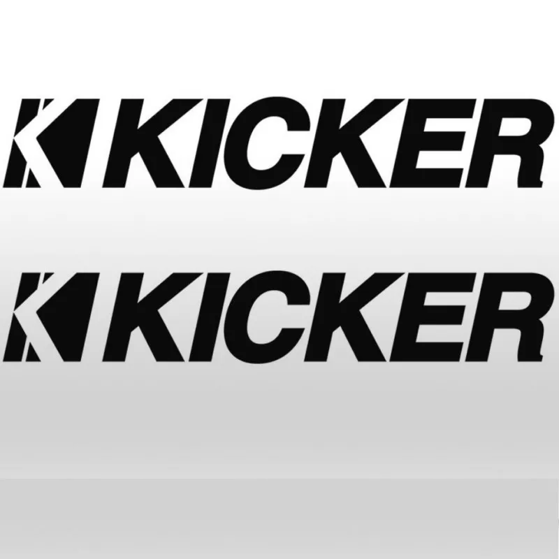 Фото 2 шт. 6 дюймов KICKER надпись автомобильный бампер окно автомобиля виниловая наклейка наклейка №2