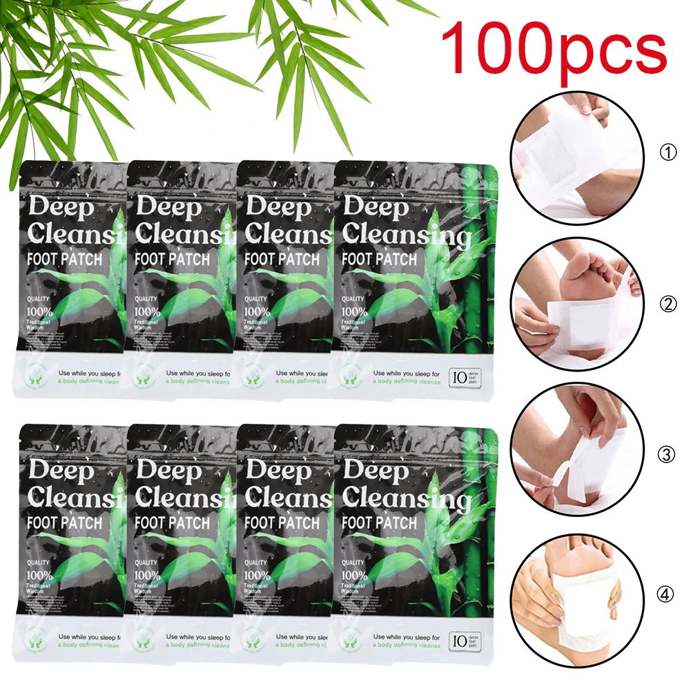 

Натуральные травяные подушечки для ног для снятия стресса, глубокого очищения, детоксикации, здоровый уход, удаление токсинов, патчи для де...