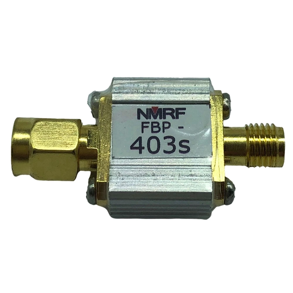 Стандартный коаксиальный фильтр частотой 403 МГц полоса пропускания 1 дБ 4