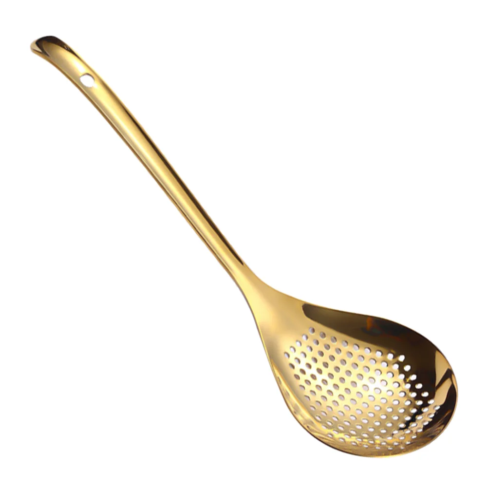 

Strainer Spoon Skimmer Ladle Kitchen Slotted Colander Cookingoilgrade Frying Draining Spider Perforated Professional Steel