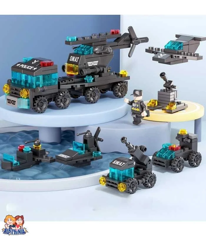 Конструкция полицейские блоки swat с куклой LEGO |