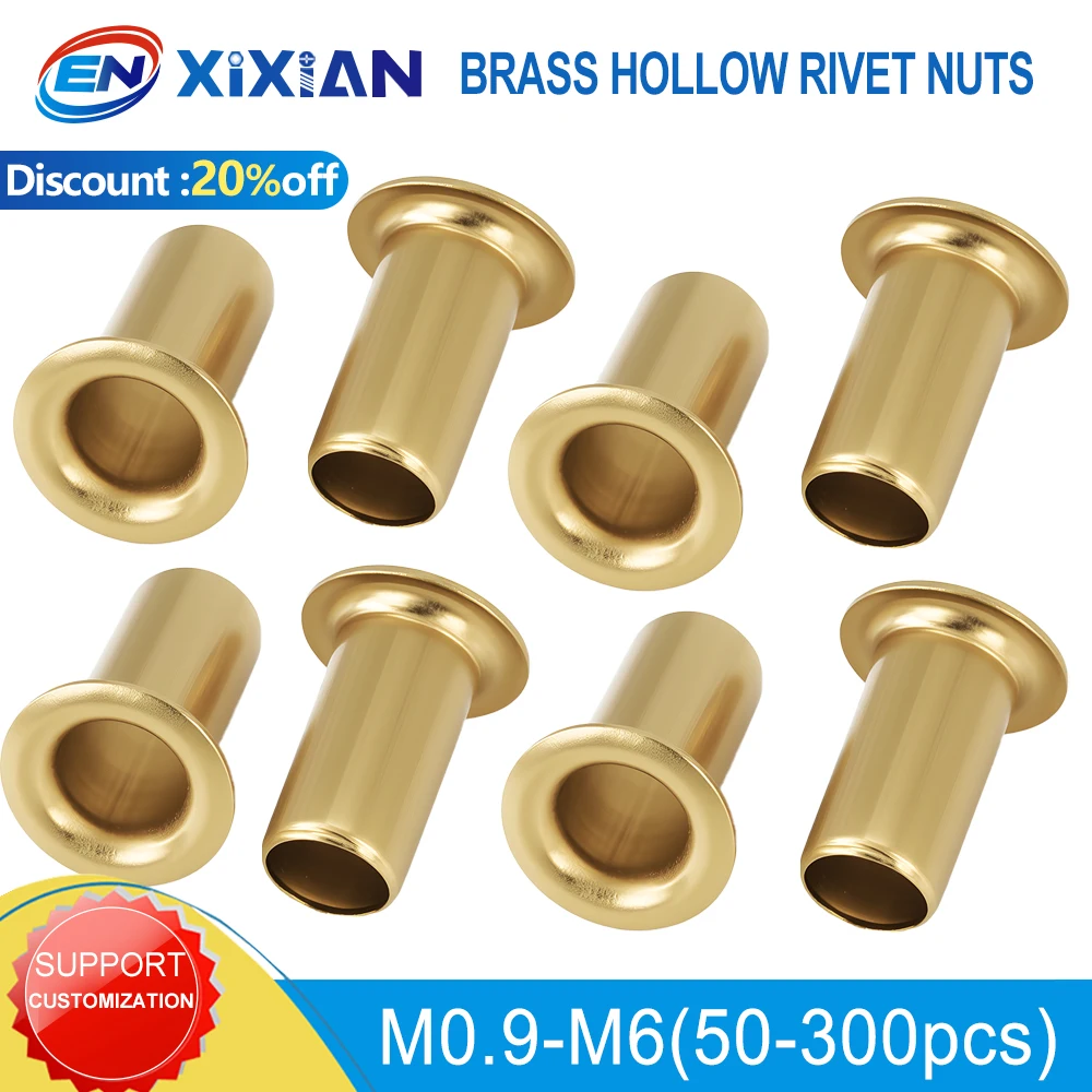 

Латунные полые заклепки EN XIXIAN M0.9 M1.3 M1.5 M1.7 M2 M2.3 M2.5 M3 M3.5 M4 M5 M6