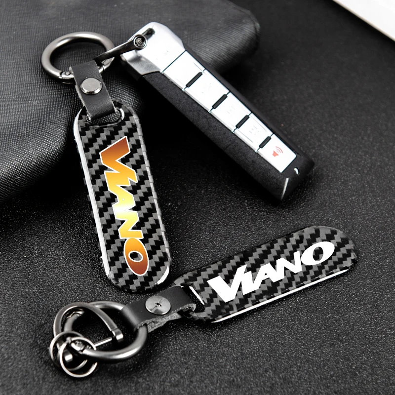 

car accessories printing carbon fiber nameplate metal keychain custom For Mercedes-Benz VIANO
