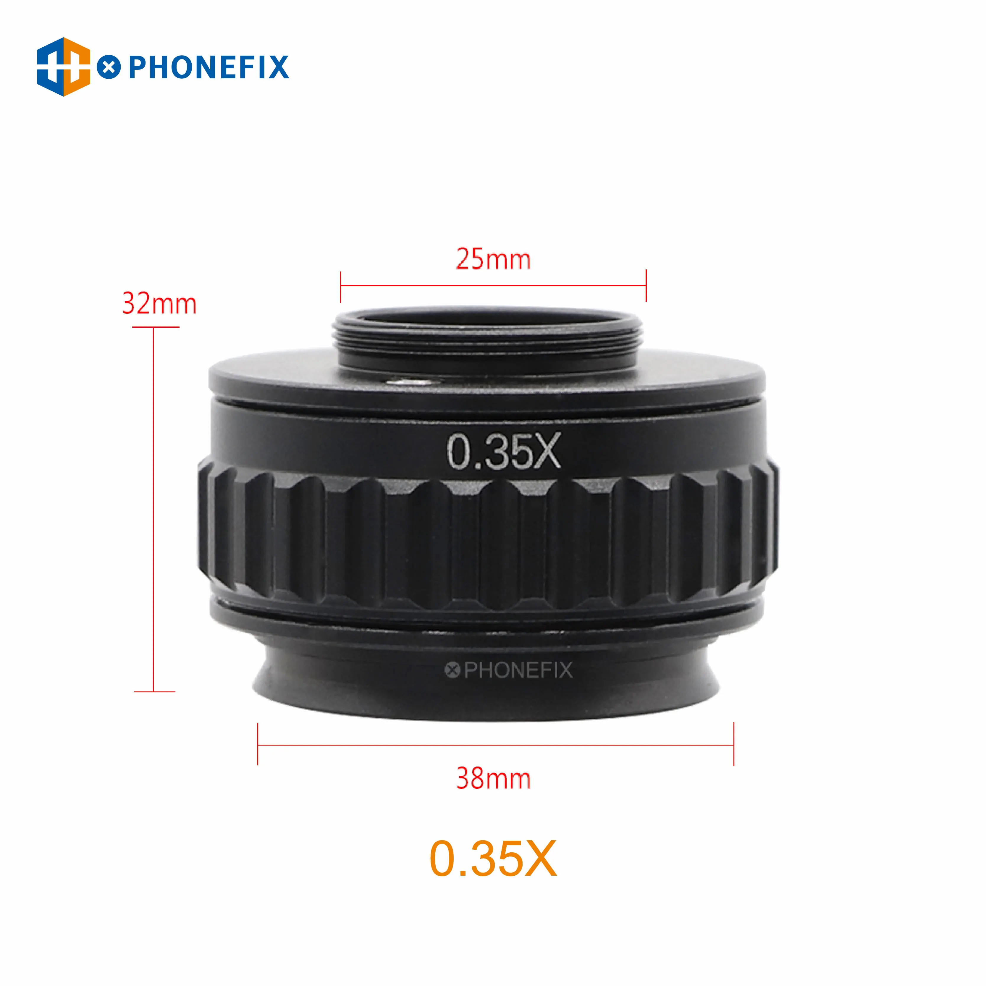 

Конвертер CTV 1X 0,35X 0,5X C с креплением Адаптер для объектива Регулируемая установка камеры Адаптер с креплением C для тринокулярного микроскопа