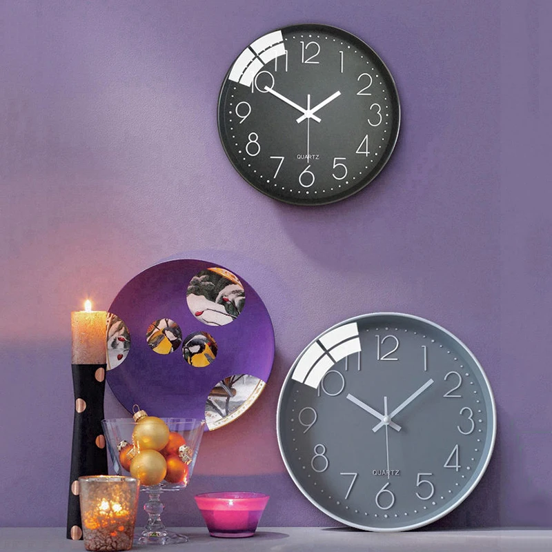 

Большие домашние настенные часы, кухонный декор, электронные бесшумные часы с механизмом, Металлический Настенный декор, настенные часы, домашний декор