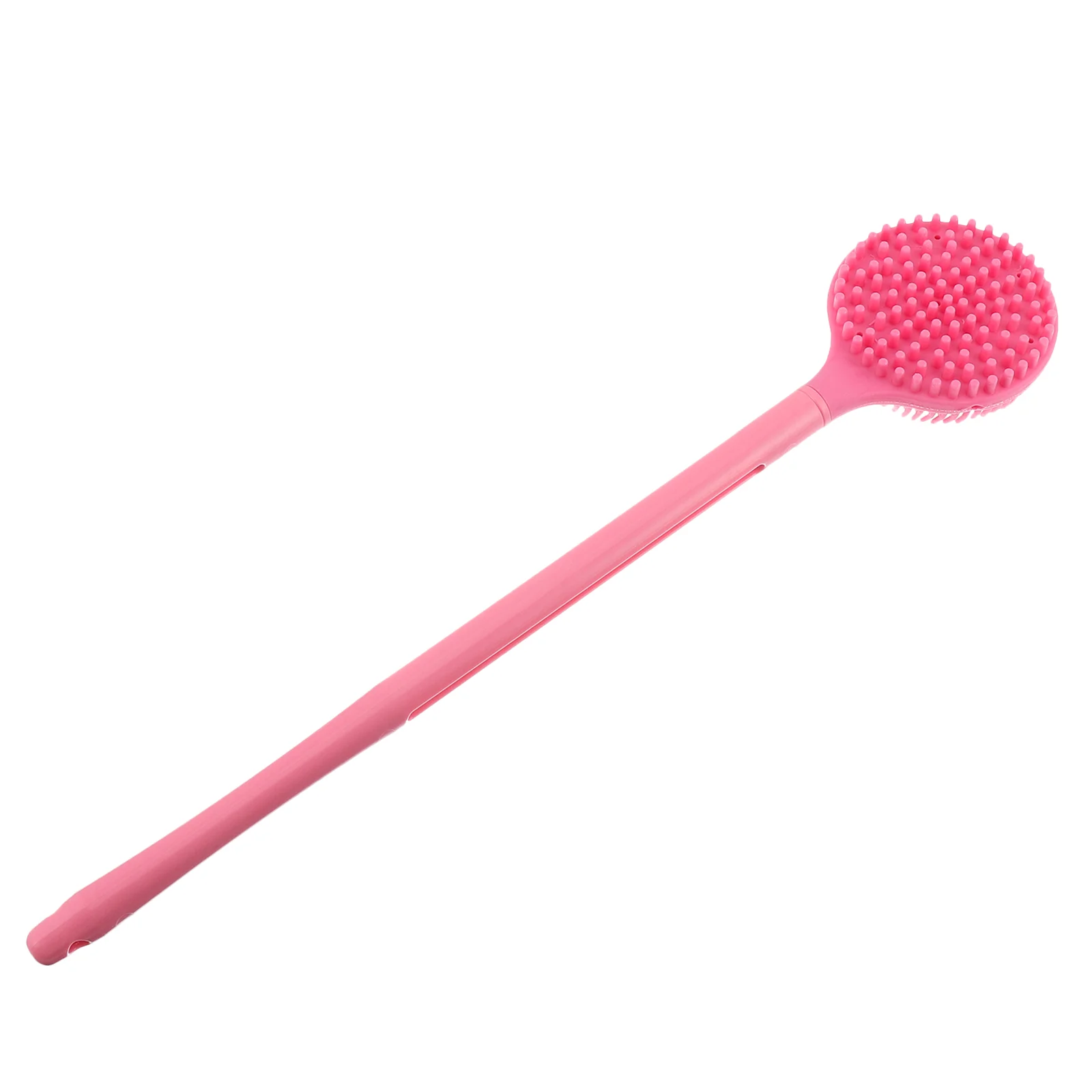 

Brush Scrubber Shower Body Silicone Bath Shampoo Wash Handle Comb Skin Washing Hair Scalp Scrub Exfoliating Dry Head Handheld