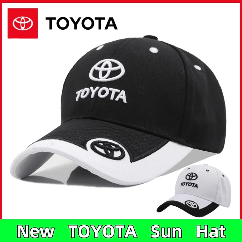 ity nowość haftowane logo samochodu TOYOTA Kapelusz przeciwsłoneczny męski i damski kapelusz hip-hopowy golfowy czapka sportowa z daszkiem