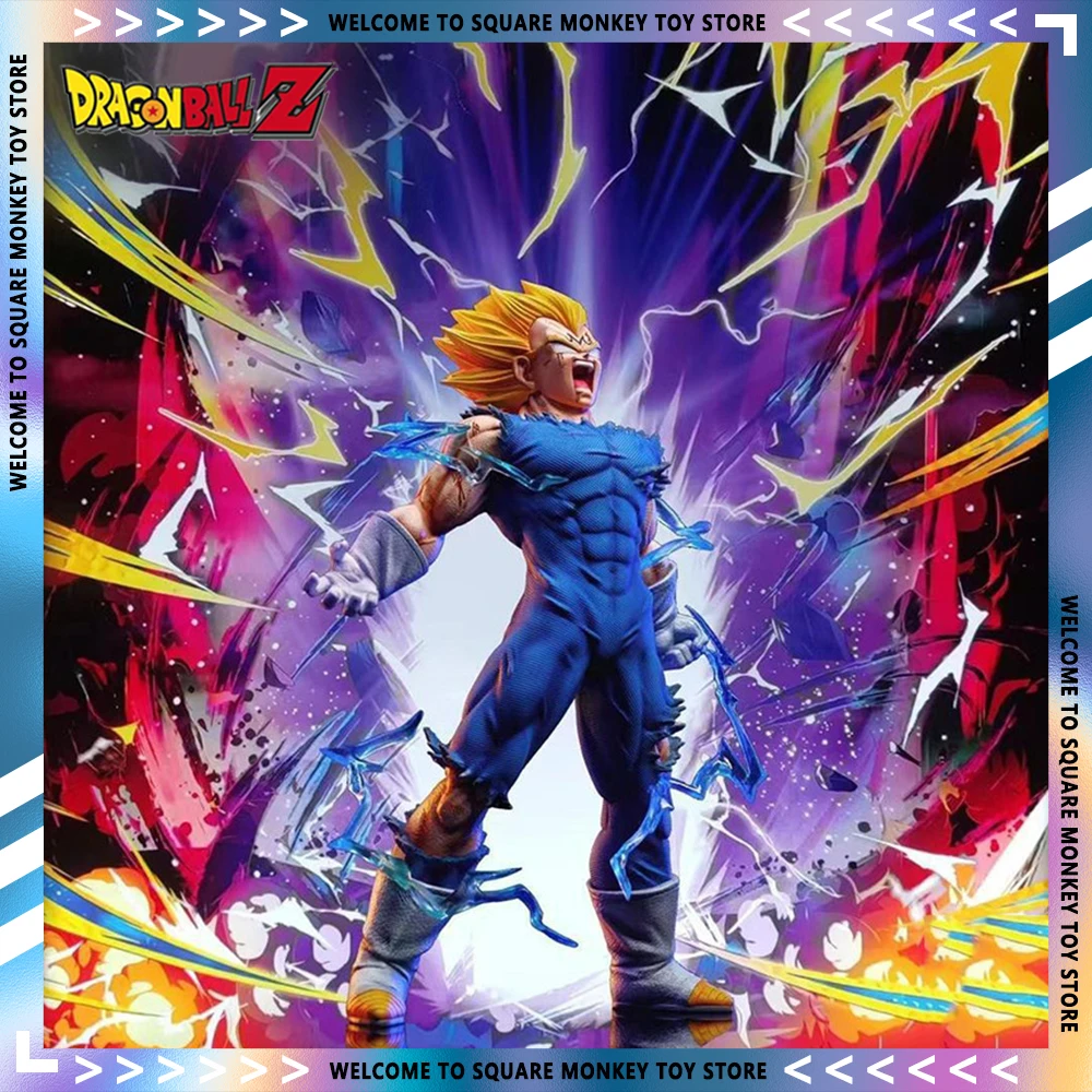 

25cm Dragon Ball Z Majin Vegeta Figure Self-destruct DBZ Super Saiyan Anime Figures Figurine PVC Statue Collectible Model Toys