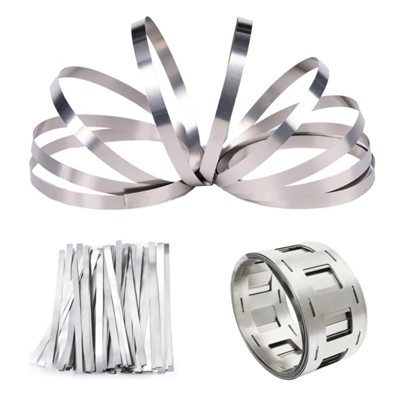 

10-50pcs Nickel plated steel strip Nickel Plate Strap Strip Sheets for 18650 battery spot welding machine Welder /Spot welder