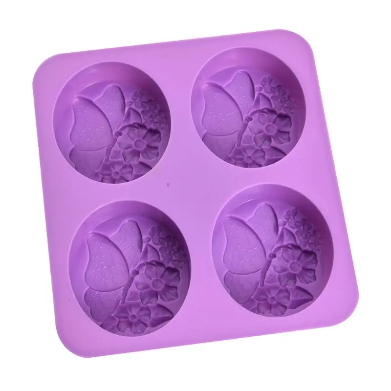 

FurnishingNICE 3D Flower Butterfly Silicone Mold DIY Soap Clay Candle Making Cake Fondant Baking Mould Decorating Tool