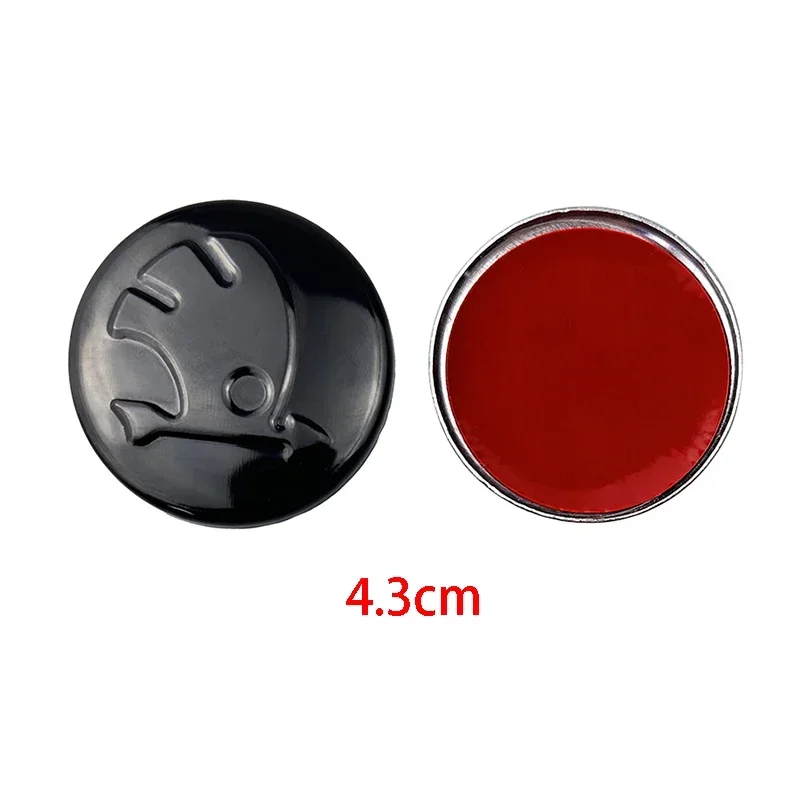 

Эмблема на руль автомобиля из алюминиевого сплава 43 мм для Skoda Fabia Karoq Kodiaq Yeti Rapid Spaceback Octavia A5 RS Superb наклейки