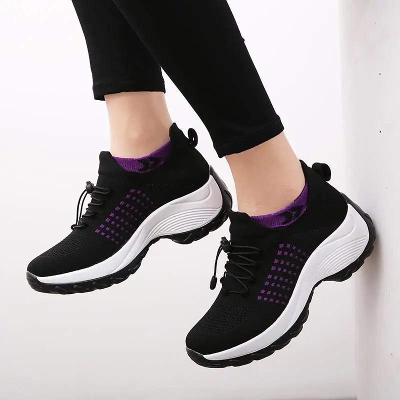 

platforms sock woman sport sneakers running shoes women sports shoes for basketball Athletics basquet mocassini sell shors 1229