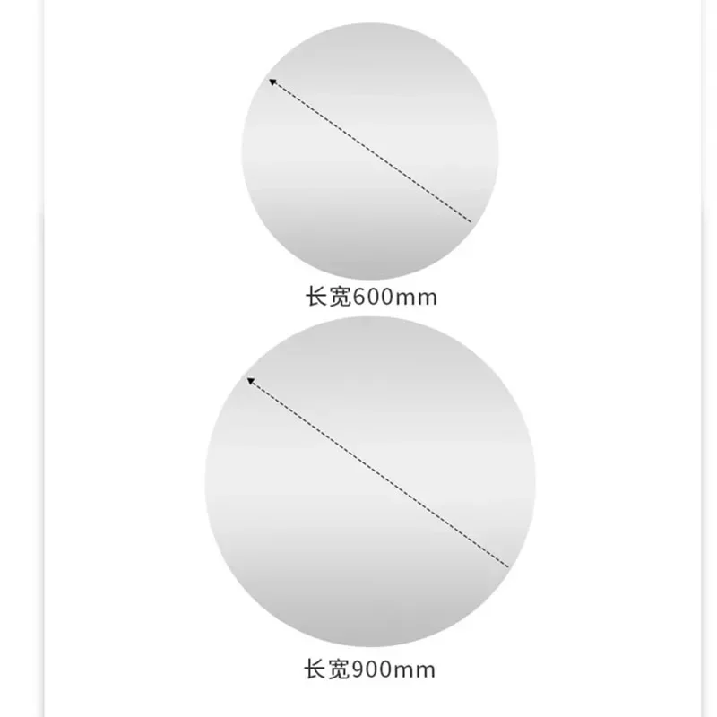 Круглое зеркало для макияжа со светодиодной подсветкой современное маленькое
