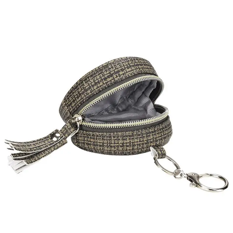 

Pacifier Case With Clip Dummy Case Holder Soother Pod Dummy Box Pacifier Holder Case Travel Case PU Leather Pacifier Bag PU