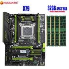 Материнская плата HUANANZHI X79 4x8 ГБ = 32 Гб 1600 МГц 12800R DDR3 память ECC REG