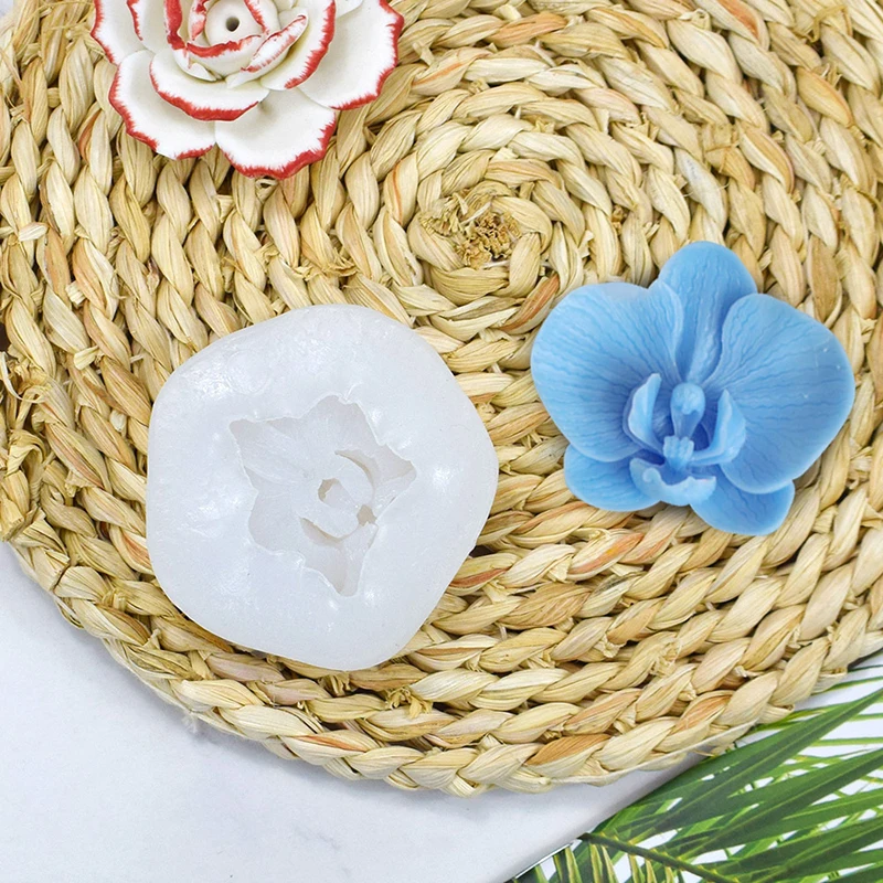 Силиконовая форма в форме бабочки орхидеи сделай сам 3D для мыла свечи торта желе