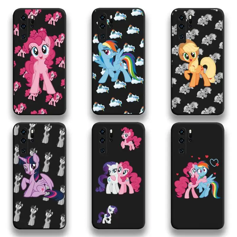 

Cute My Little Pony Phone Case For Huawei P20 P30 P40 lite E Pro Mate 40 30 20 Pro P Smart 2020