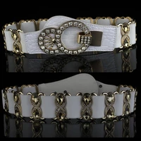 new ladies elastic waistband handmade rhinestone belt fashion womens accessories the best wedding party jewelry