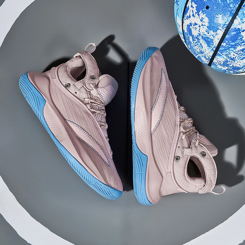 Youth High Quality Basketball Shoes Adult Training Shoes Wear Resistant Non-Slip Street Basketball Shoes Size 36-45