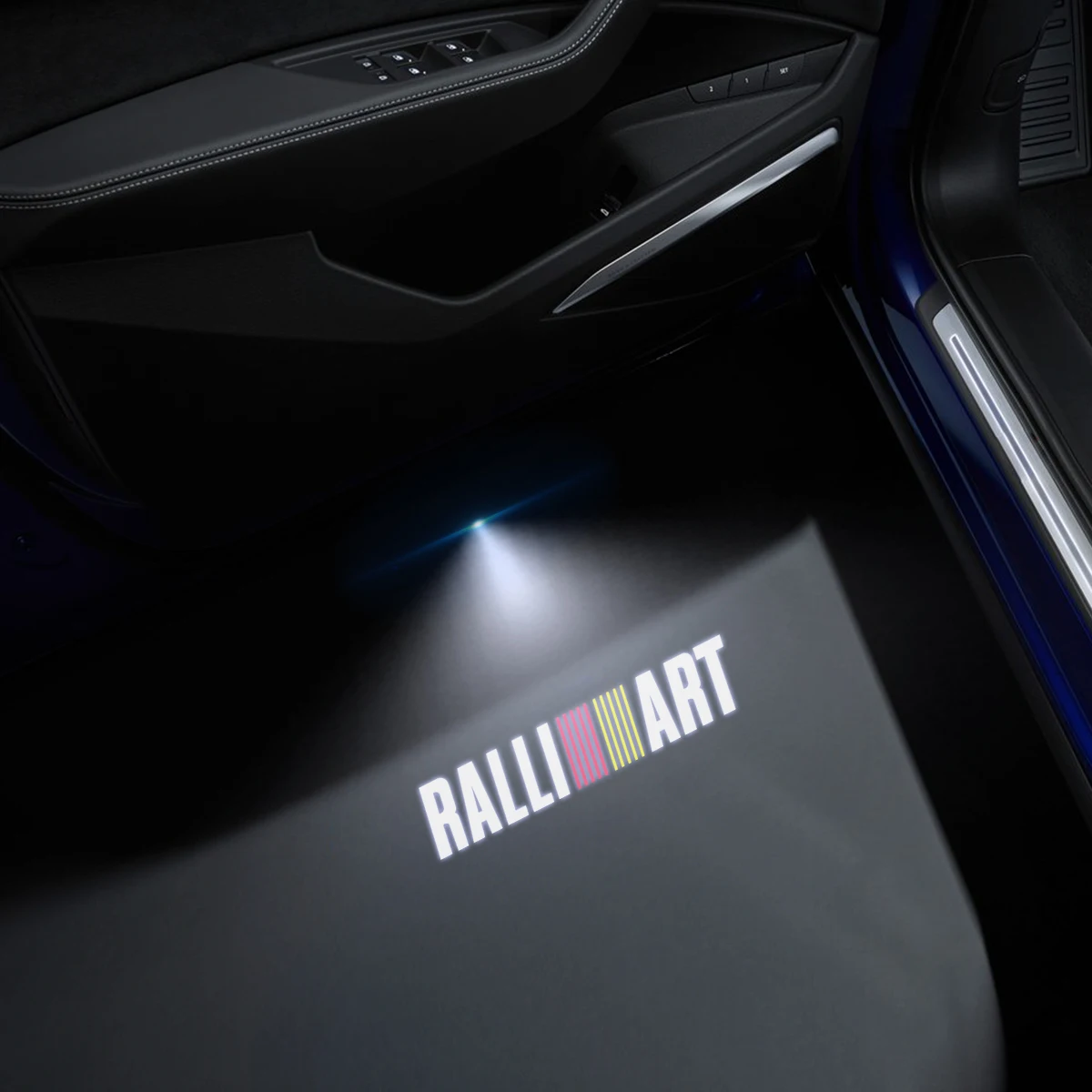 Фото Лазерный проектор для дверей автомобиля Mitsubishi Ralli Art Pajero EVO Outlander Colt Galant, 1/2 шт. №3