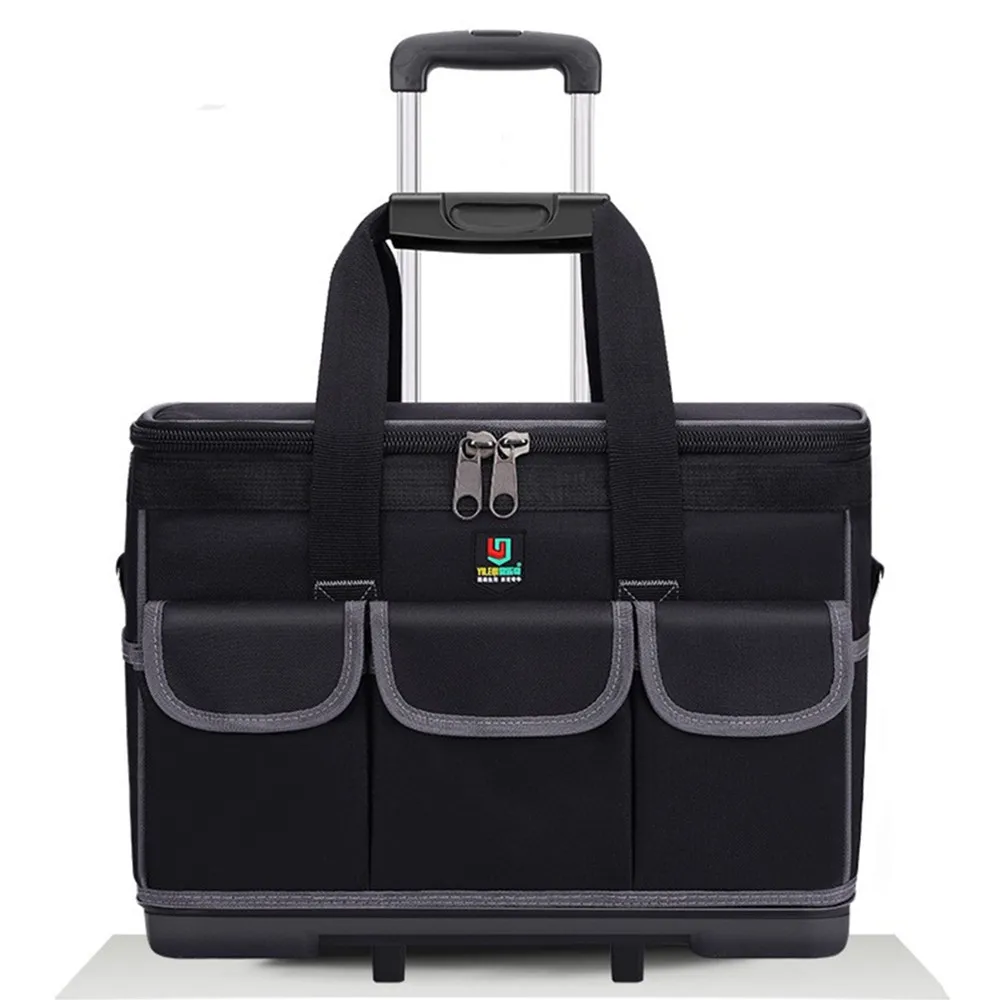 17/20 Inch Waterproof Trolley Case 2 Wheels Shoulder Messenger Bag Travel Handbag Storage Box Toolkit Luggage Suitcase Toolbox