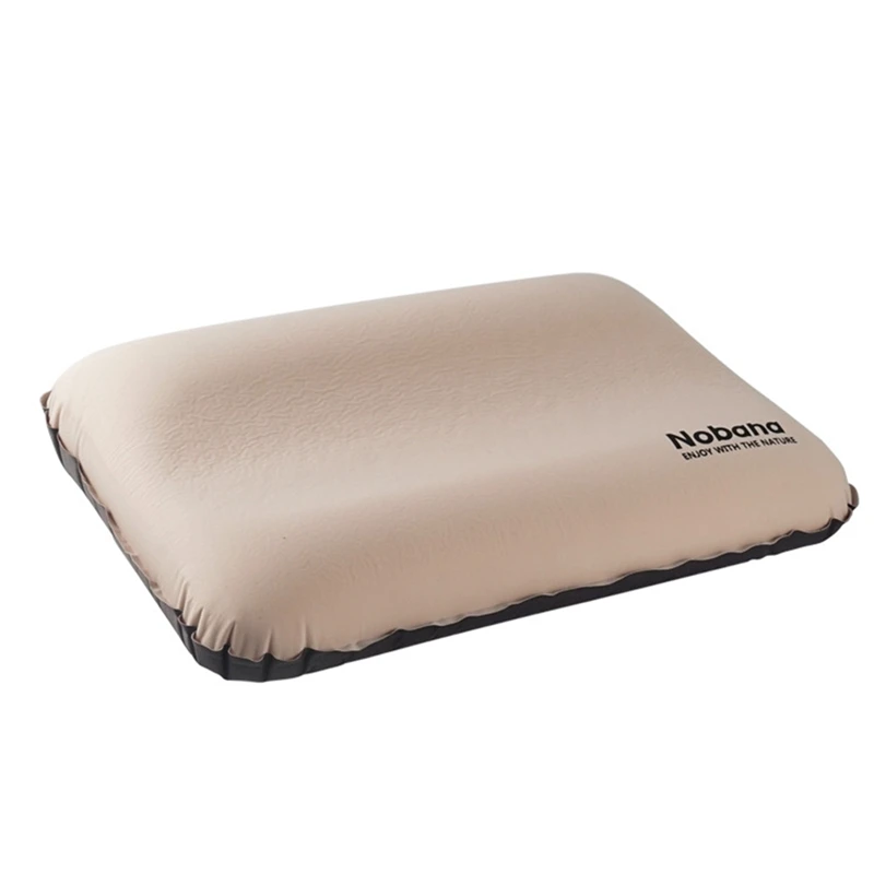 

Outdoor 3D Comfortable Silent Foam Pillow Camping Travel Portable Easy Storage Inflatable Pillow Camp Equipment