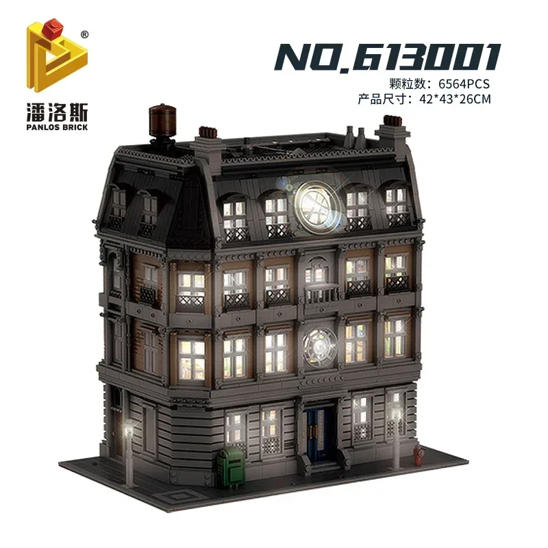 Фото Креативная модель со светодиодом 613001   6564 шт. MOC-30628 Доктор Стрэндж Sanctorum Sanctum Showdown строительные блоки кирпичи детские игрушки №1
