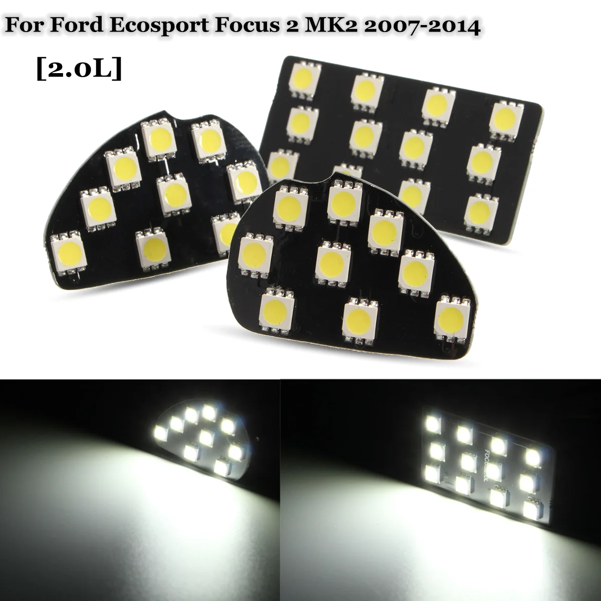 12 В 2007 л 2014 лампа для внутреннего интерьера автомобиля чтения белая карт Ford