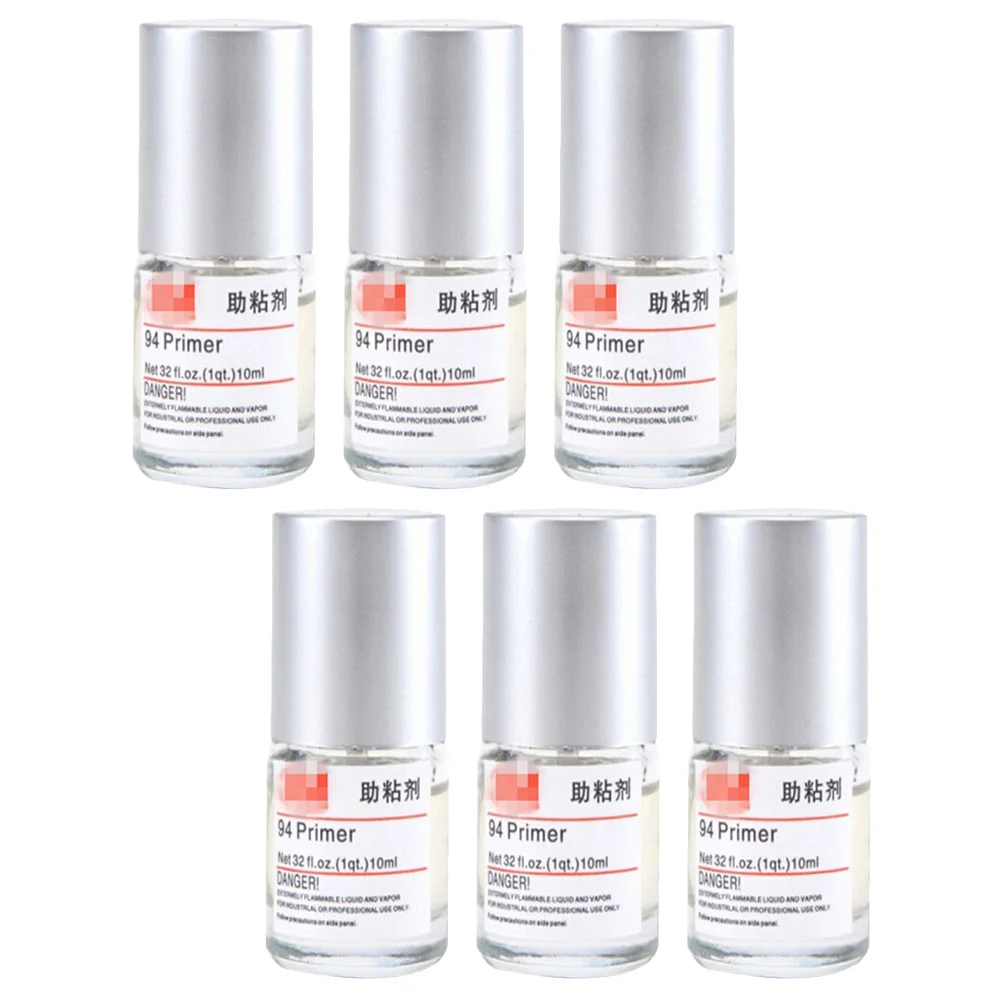 

6 Bottles Adhesion Promoter Automotive 10ml Double-sided Adhesive Tape Promoter