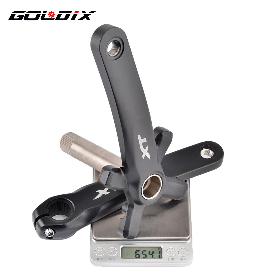 GOLDIX XT велосипедный Кривошип 104BCD круглый Овальный 32T 34T 36T 38T широкая узкая