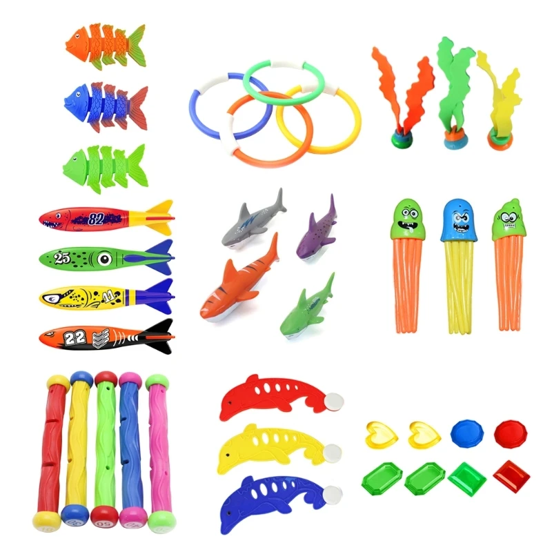 

Swimming Training Children Bath Toy Summer Pool Toy Underwater Game Toy Set