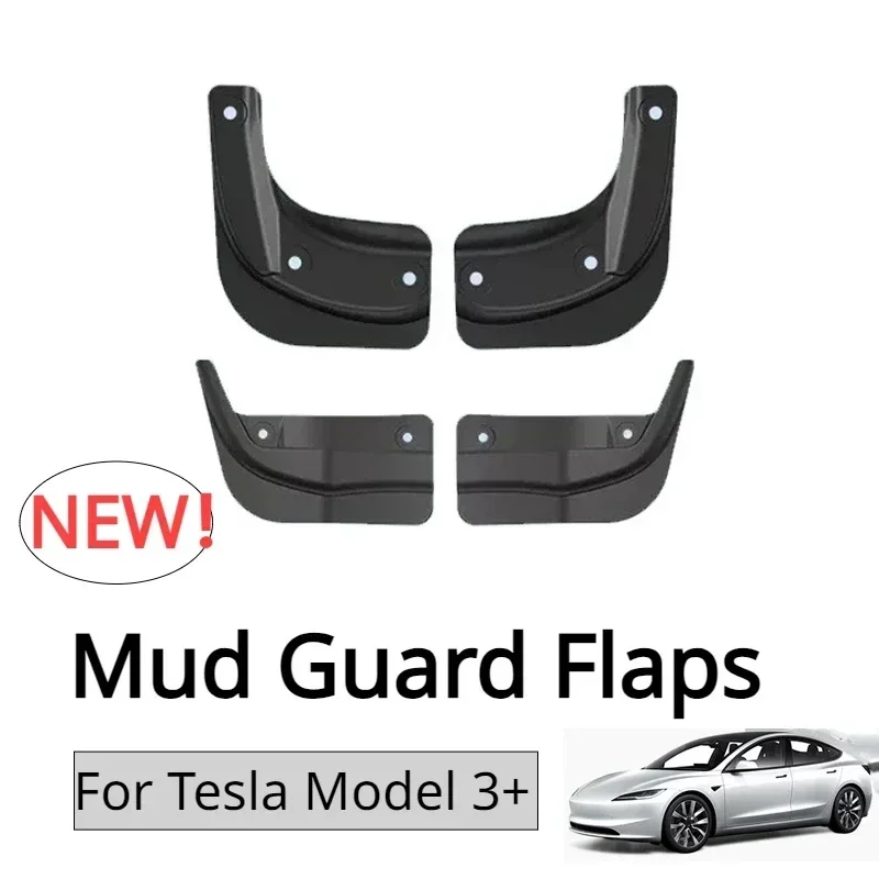 Брызговики для Tesla Model 3 Highland 2024 передние и задние колеса брызговики официальные