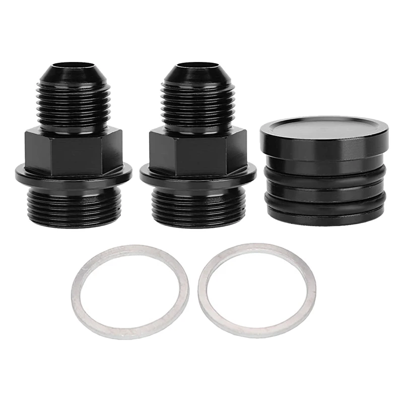 

Черные задние блочные адаптеры M28 до 10AN для маслоулова Can B16 B18