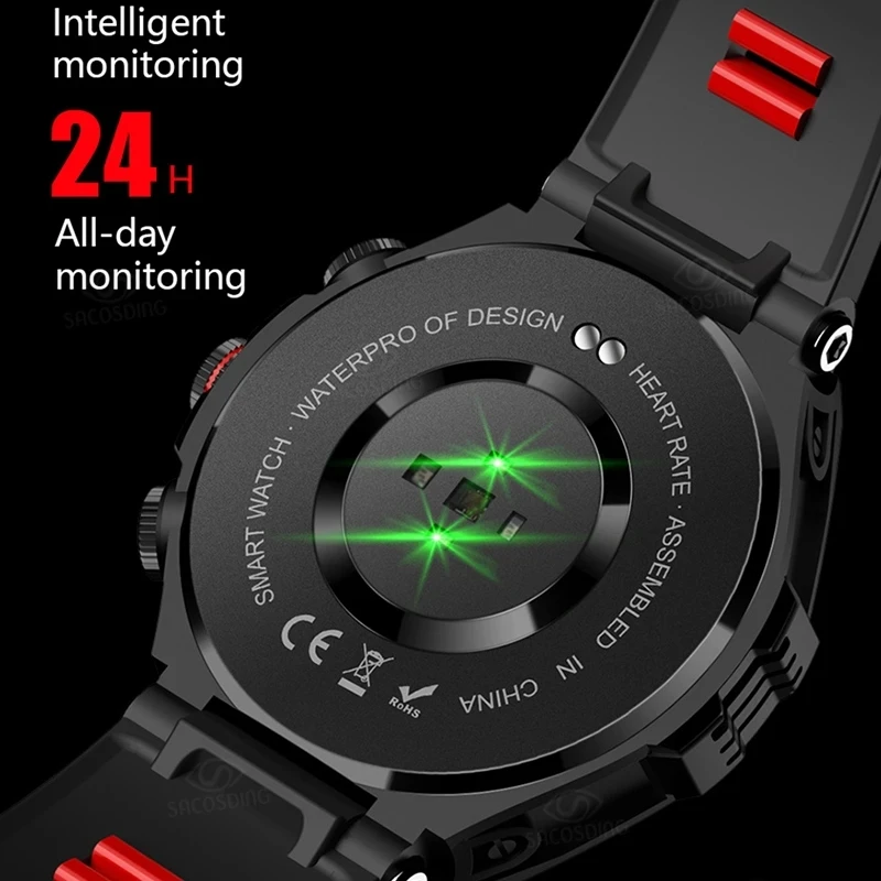 Новинка 2024 мужские Смарт-часы AMOLED с Bluetooth часы для звонков уличные спортивные