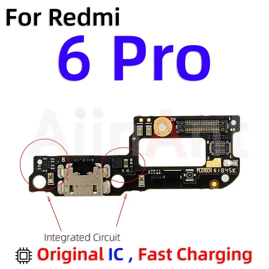 Оригинальная USB-зарядная плата с разъемом для микрофона док-станция зарядный