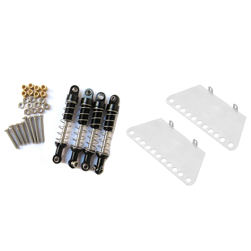 

4 шт. поглотитель для WPL C14 C24 MN D90 RC автомобиль с педалью боковой ползунок для MN D90 D91 D99S MN99S 1/12 RC автомобиль