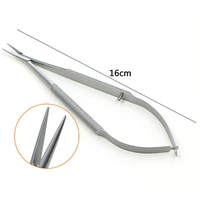 stainless steel straight head 16cm ophthalmic microneedle holding forceps for double eyelid surgery