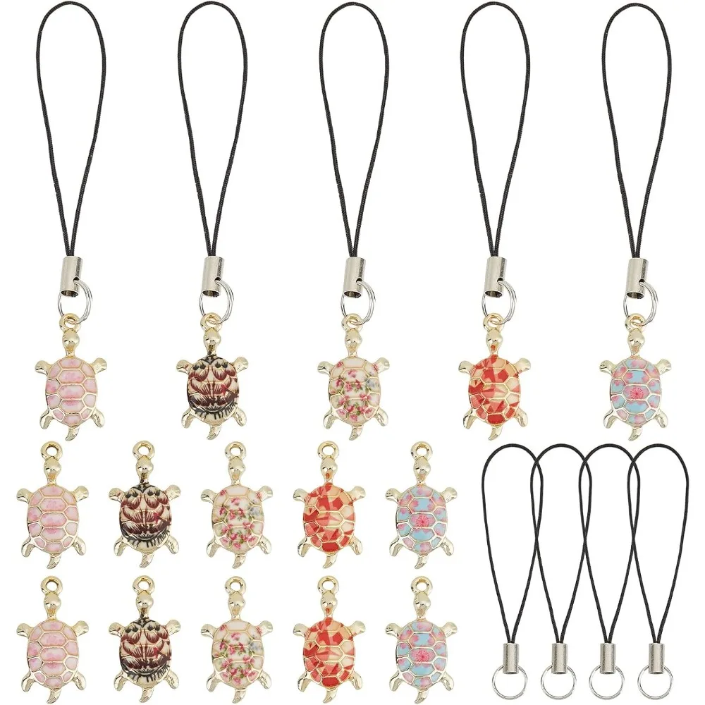 1 коробка 40 шт. 5 цветов подвески для телефона ремешок Kawaii подвеска мобильного